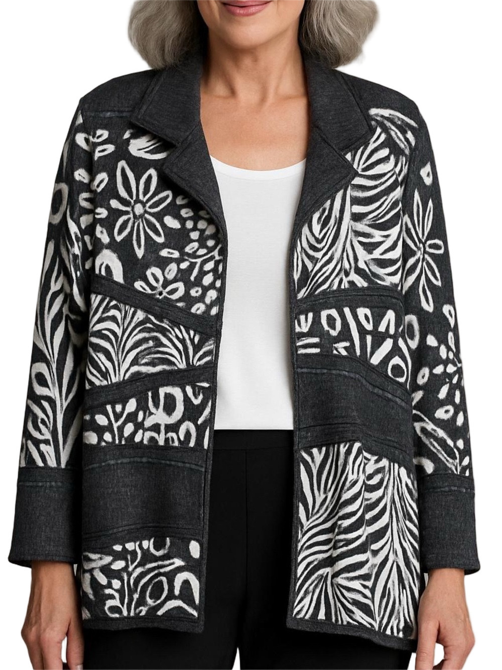 19. WOMENS CHICO’S 3/XL DETAIL JACKET